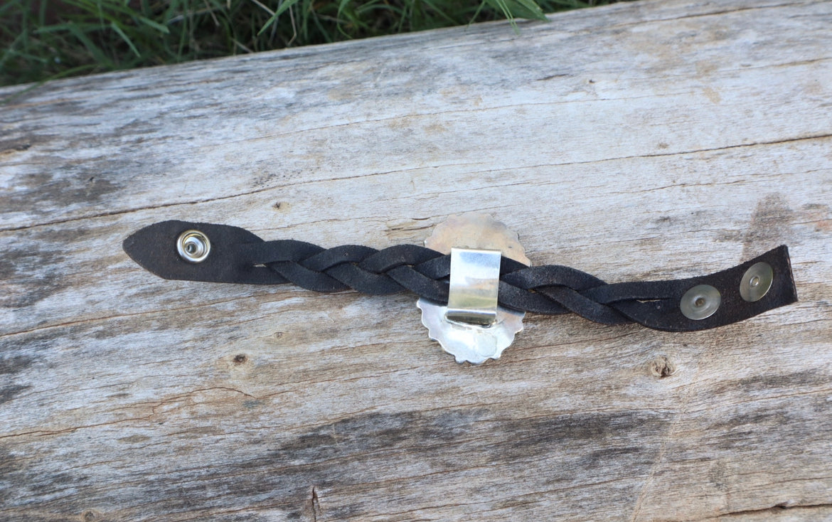 White water turquoise bracelet