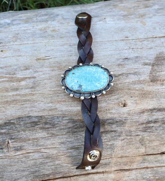 White water turquoise bracelet